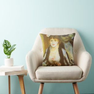 Coussin Boîte de théâtre par Pierre Renoir, Art fin vintag