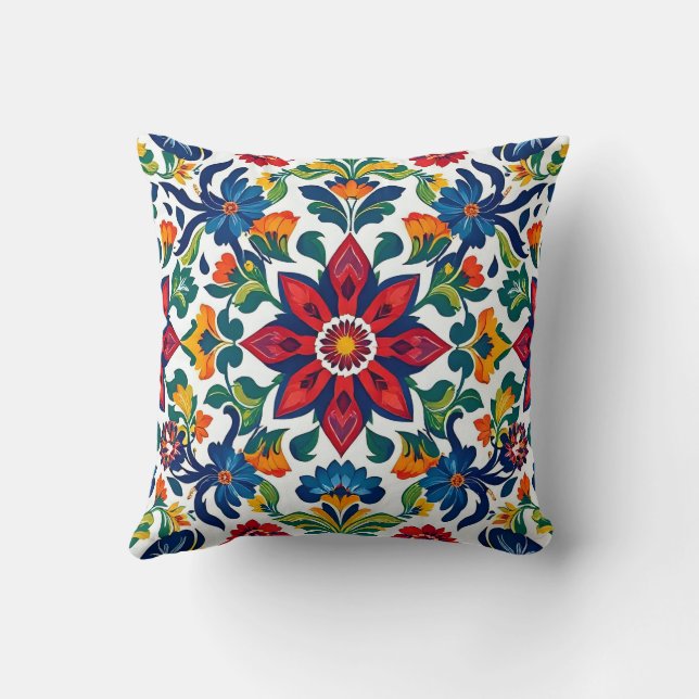 Coussin bold and colourful  (Verso)