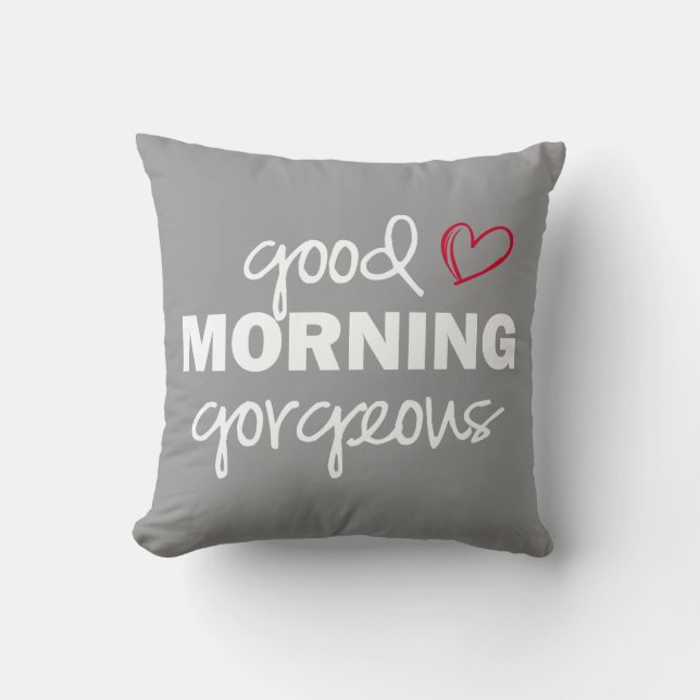 Coussin Bon Matin Superbe Pillow (Recto)