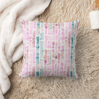 Coussin Bonbon Pastel Abstrait