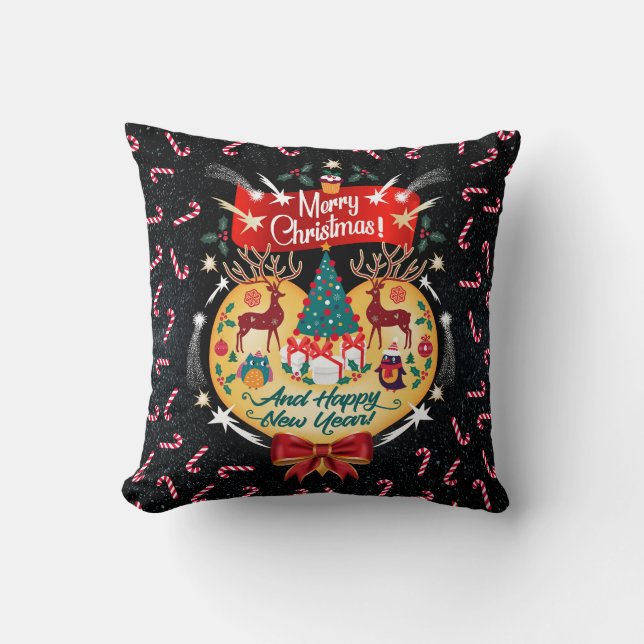 Coussin Bonbons de Noël (Recto)