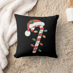 Coussin Bonbons de Noël Canne Santa Xmas Enfants 