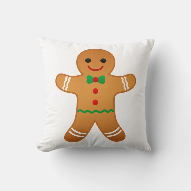 Coussin Bonhomme en pain d'épice (Recto)