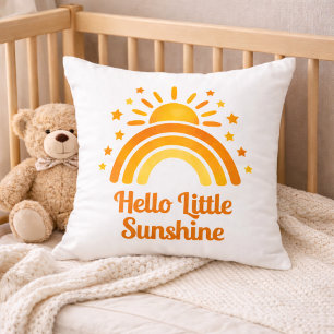 Coussin Bonjour Bébé Arc-en-ciel Little Sunshine Shower de