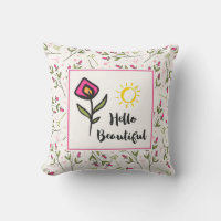 Bonjour Belle Jolie Fleurs sauvages et Soleil