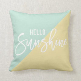 Coussin Bonjour carreau de soleil