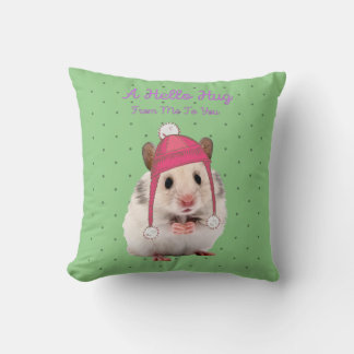 Coussin Bonjour Hug Hamster