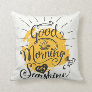 Coussin Bonjour mon soleil