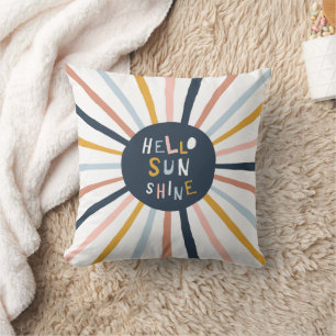 Coussin Bonjour Sunshine
