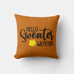 Coussin Bonjour Sweat Météo