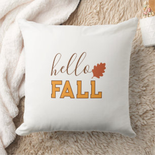 Coussin bonjour tomber mignon coloré
