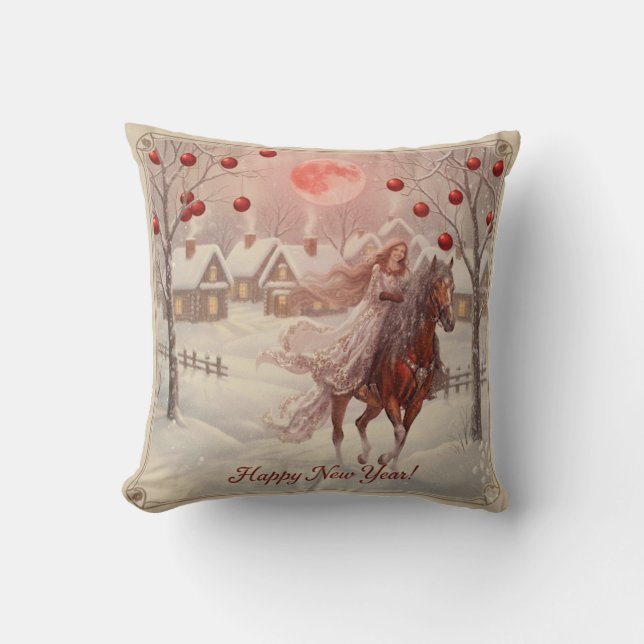 Coussin "Bonne Année (Recto)