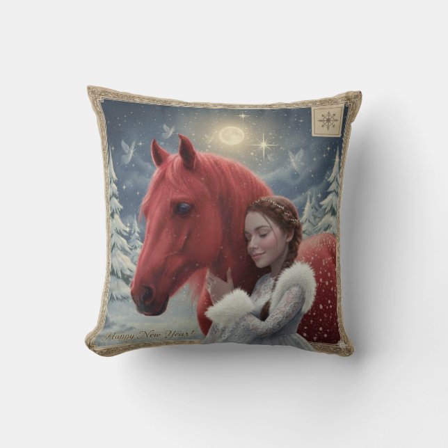 Coussin "Bonne Année (Recto)
