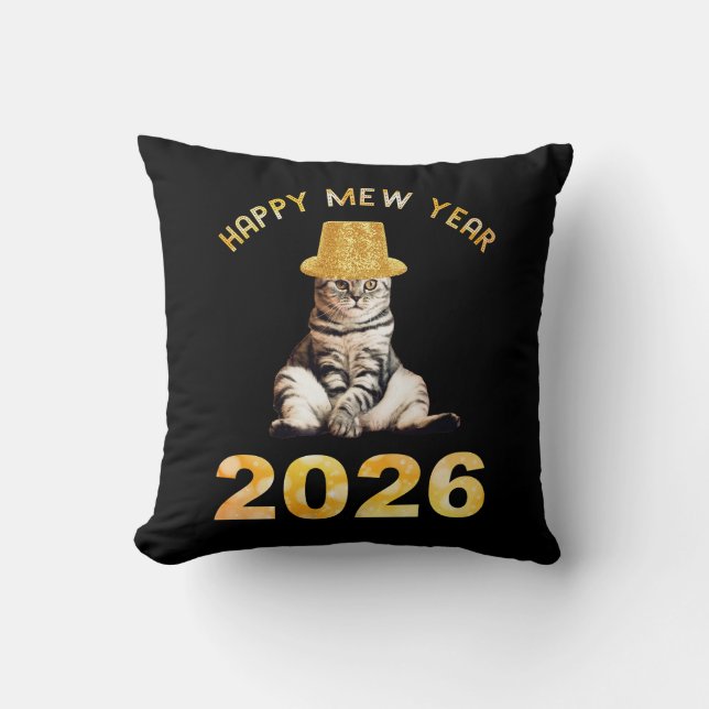 Coussin Bonne année Mew 2026 (Recto)