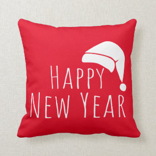 Coussin Bonne année Santa Hat