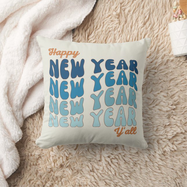 Coussin Bonne année Y'all 2024 (Couverture)