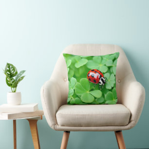 Coussin Bonne chance Ladybug