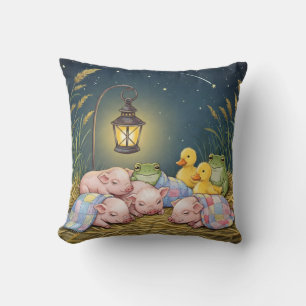Coussin Bonne Nuit !, Colliers, Porcelets, Froglets