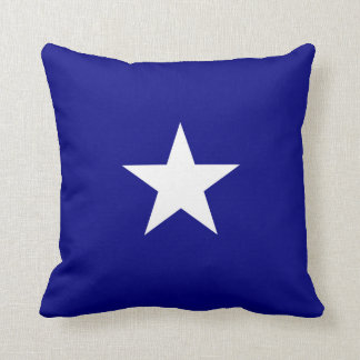 Coussin Bonnie Pavillon bleu étoile blanche