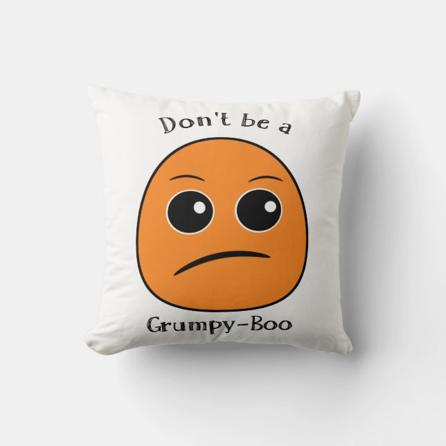 Coussin Boo - Grumpy-Boo (Recto)