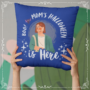 Coussin Boo ! L'Halloween de maman est ici