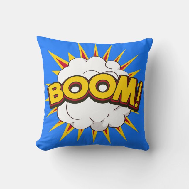 Coussin Boom! Explosion de dessin animé (Recto)