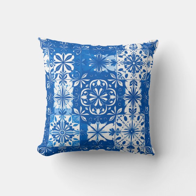 Coussin Boracay Blue (Recto)