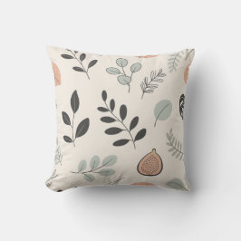 Coussin Botanica Calme - Lame d'art Leaf Jeter l'oreiller