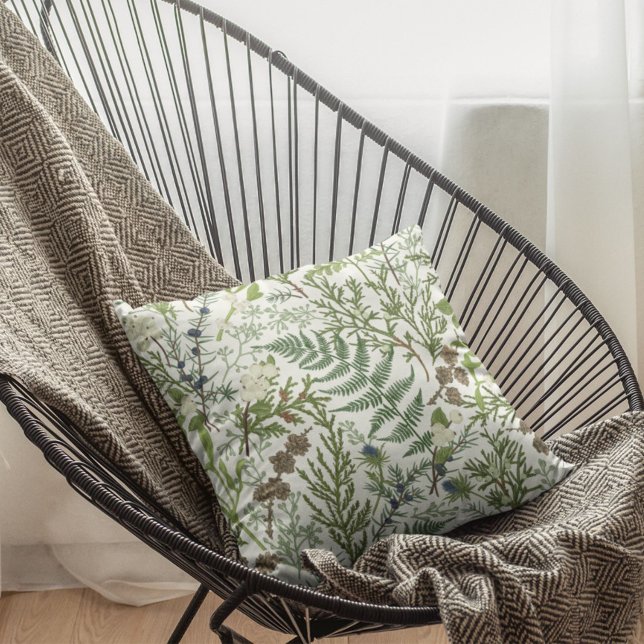 Coussin Botanique d'hiver (Créateur téléchargé)