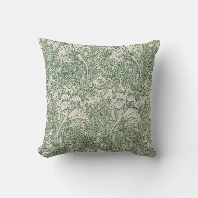 Coussin botanique floral William Morris Art (Recto)
