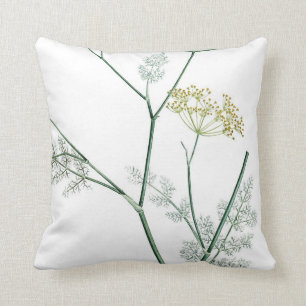 Coussin Botanique verte douce IV