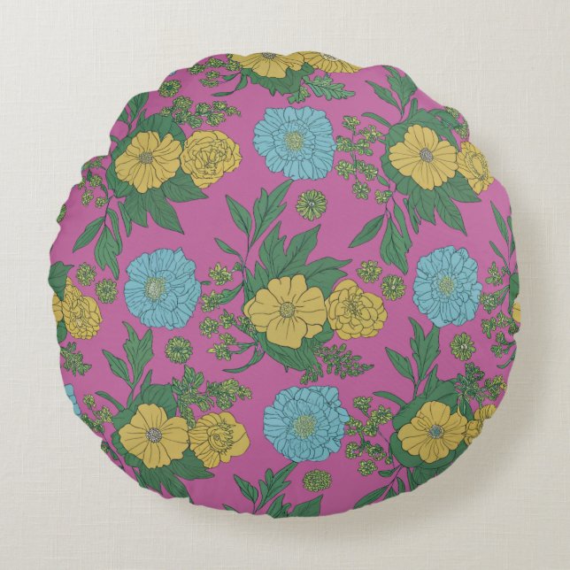Coussin Botanique Vif" (Devant)
