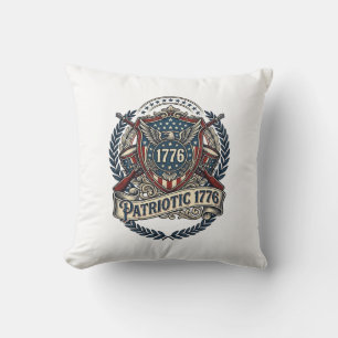 Coussin Bouclier de bataille patriotique Sym inspiré de l'