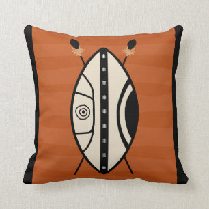 Coussin Bouclier de Maasai