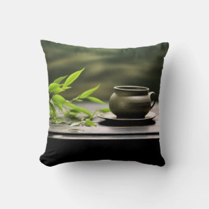 Coussin Bouddha calme nature paisible