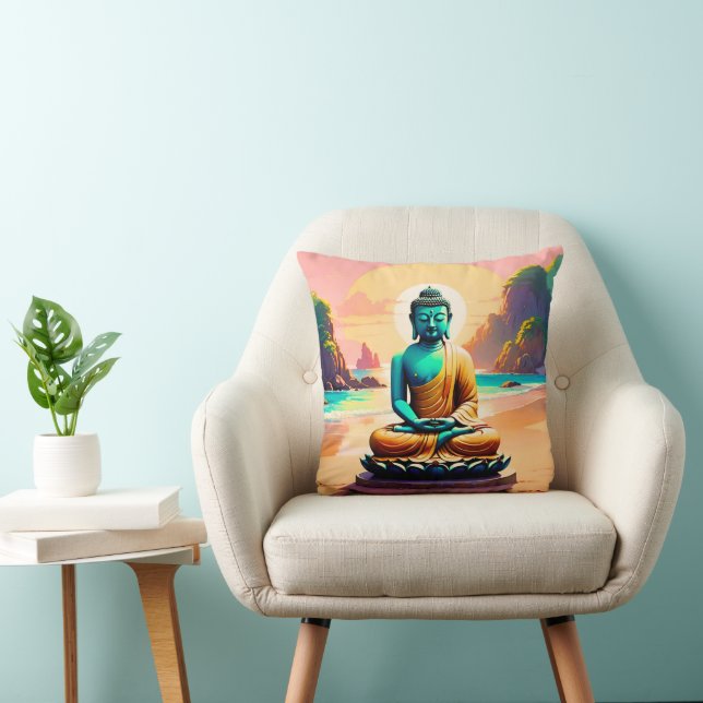 Coussin Bouddha - Rives sereines des Lumières (Chaise)