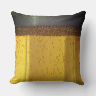 Coussin Boue de bière avec bulles et mousse