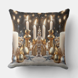 Coussin Bougies de vacances Jeter l'oreiller