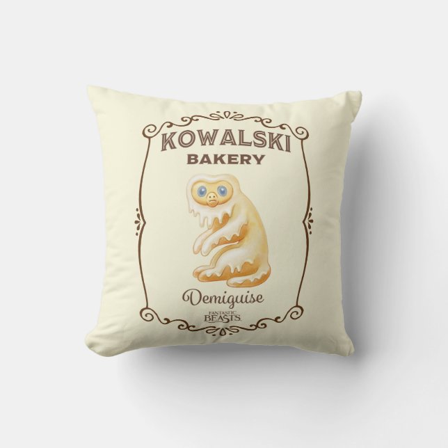 Coussin Boulangerie Kowalski - Demiguise (Recto)