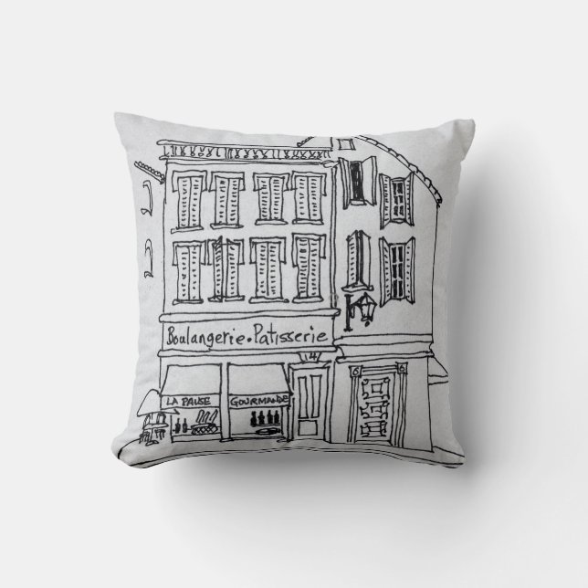 Coussin Boulangerie pâtisserie, Avignon (Recto)