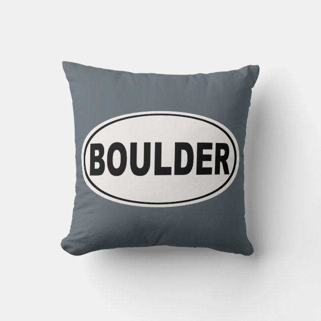 Coussin Boulder Colorado (Recto)