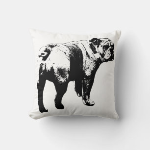 Coussin Bouldog Graphique, Bord Douillet