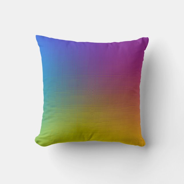 Coussin Boule d'arc-en-ciel (Recto)
