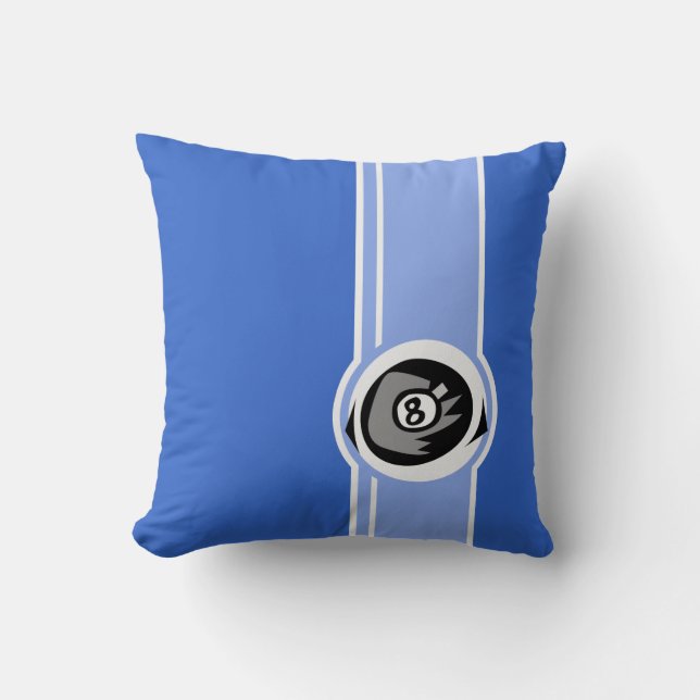 Coussin Boule du bleu 8 (Recto)