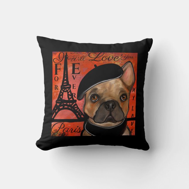 COUSSIN BOULEDOGUE FRANÇAIS (Recto)