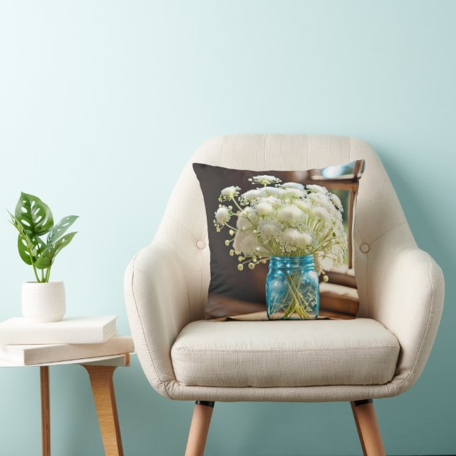Coussin Bouquet de dentelle de la reine Anne (Chaise)