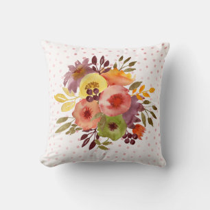 Coussin Bouquet floral de printemps