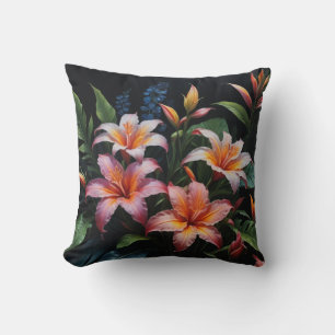 Coussin Bouquet tropical