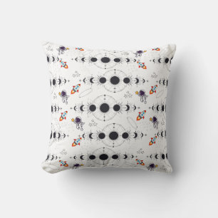 Coussin Boutiques en orbite : Astronaut, Rocket & phases d