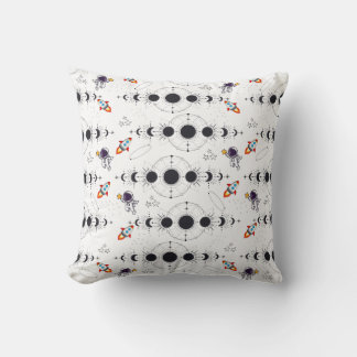 Coussin Boutiques en orbite : Astronaut, Rocket & phases d